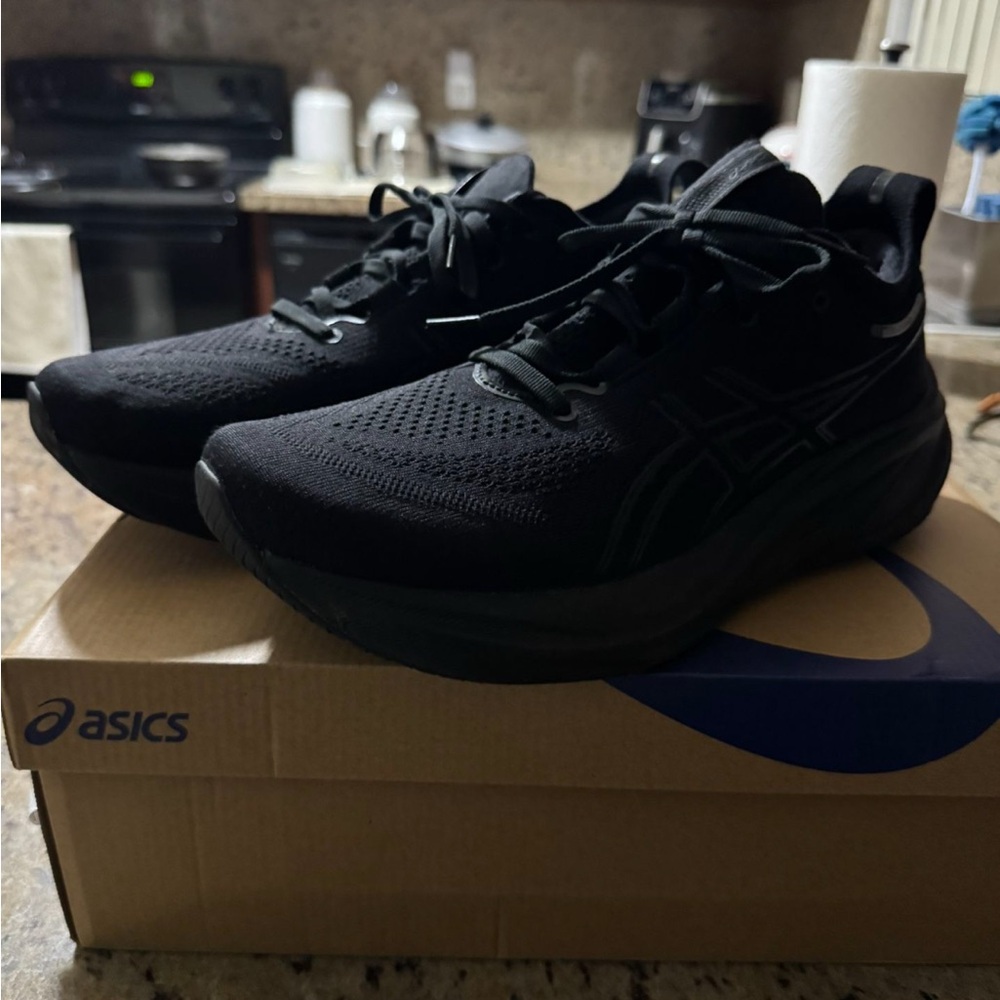 ASICS Men's All-Black Athletic Shoes